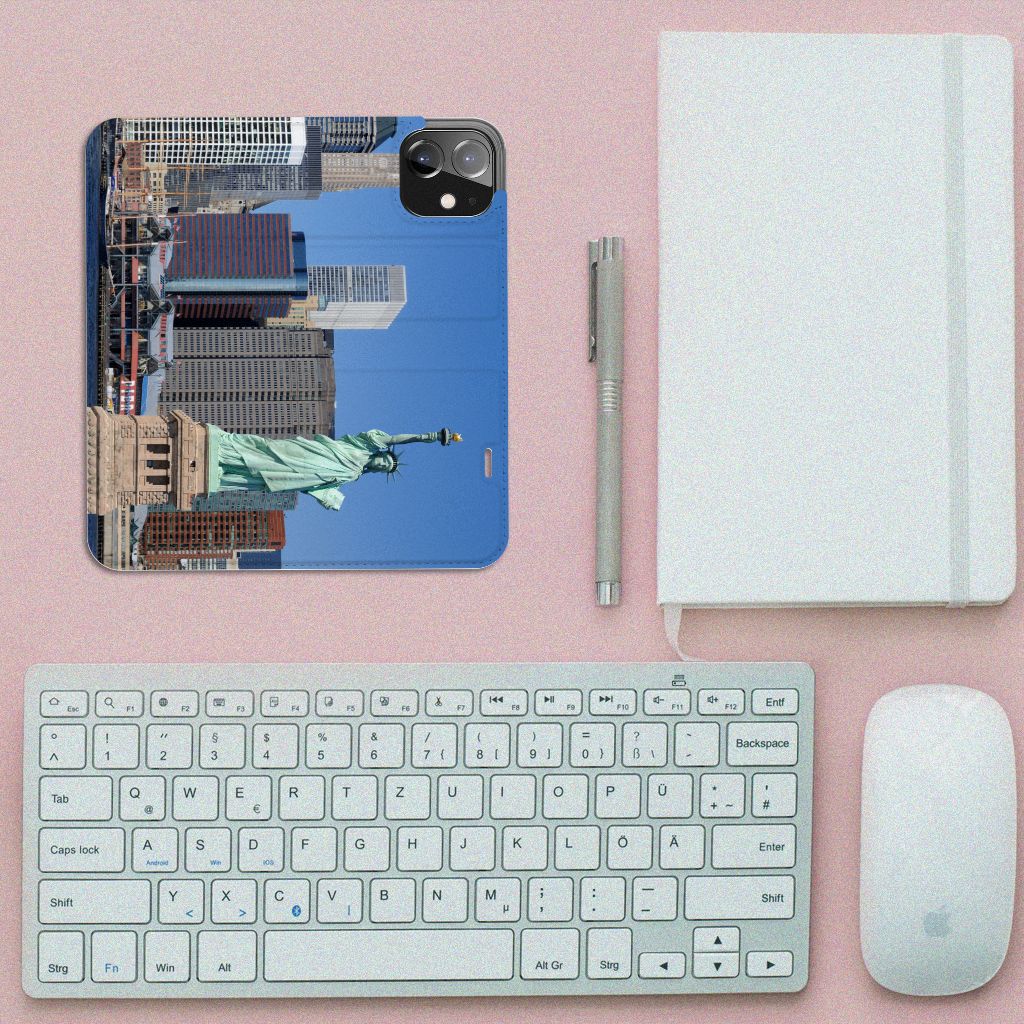 iPhone 12 | iPhone 12 Pro Book Cover Vrijheidsbeeld - B2C Telecom