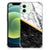 iPhone 12 Mini Anti-Shock Hoesje Marmer Wit Zwart - Origineel Cadeau Man B2C Telecom