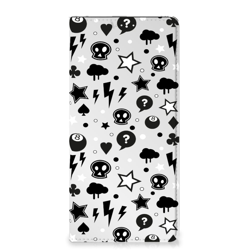 Mobiel BookCase Samsung Galaxy A33 5G Silver Punk - B2C Telecom