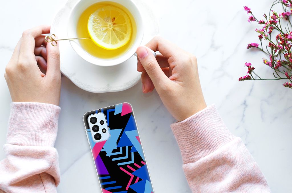 Samsung Galaxy A23 TPU Hoesje Funky Triangle B2C Telecom
