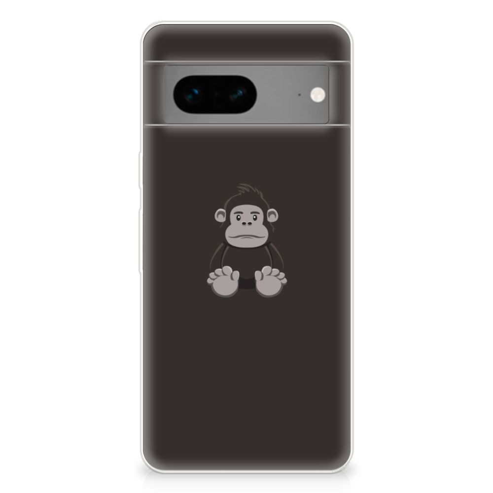 Google Pixel 7 Telefoonhoesje met Naam Gorilla