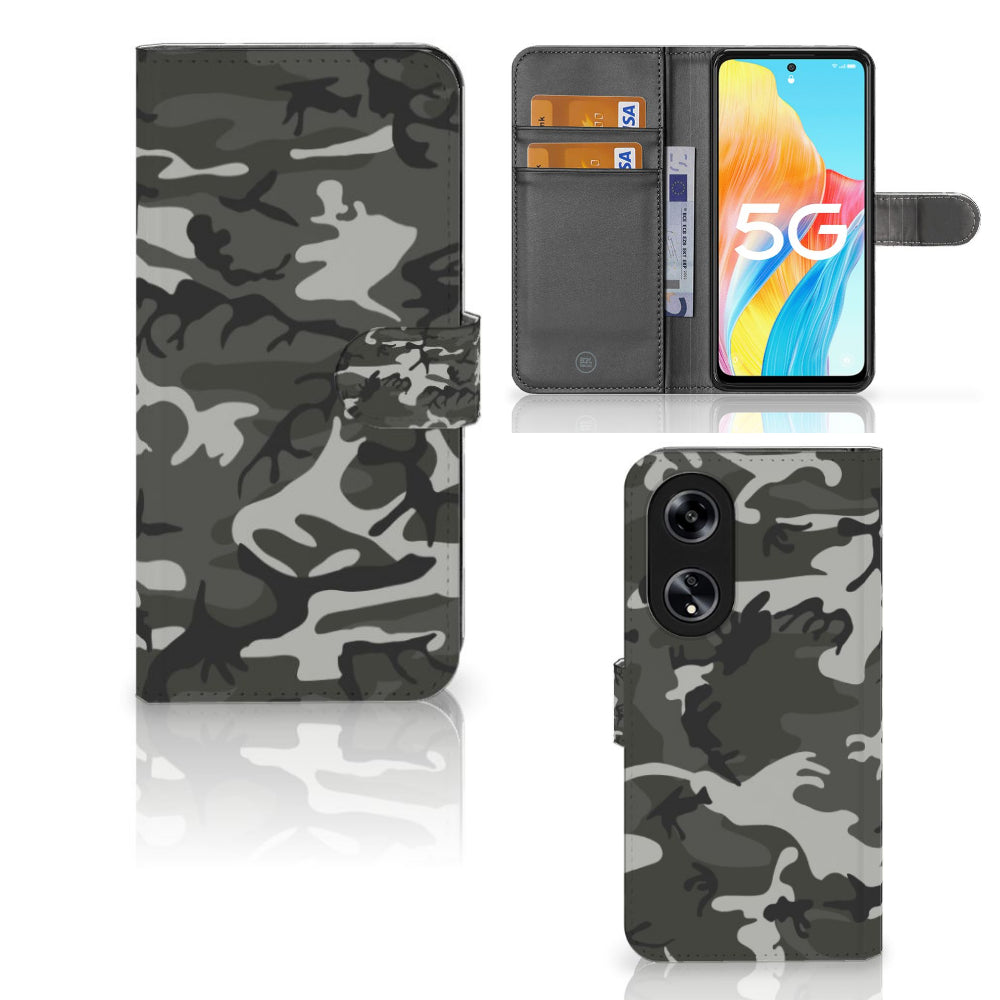 OPPO Reno8 T 5G Telefoon Hoesje Army Light