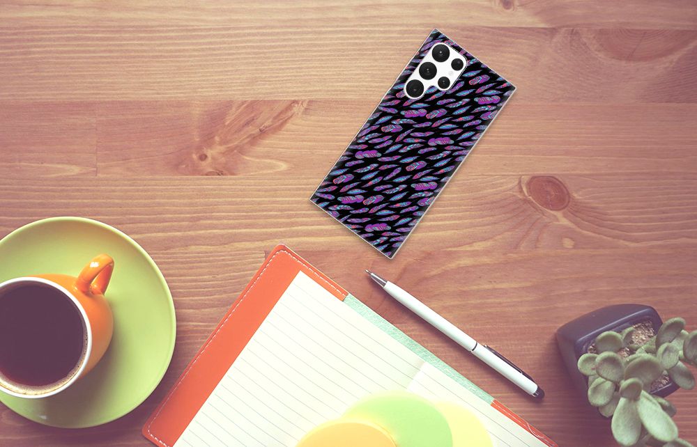 Samsung Galaxy S22 Ultra TPU bumper Feathers Color B2C Telecom