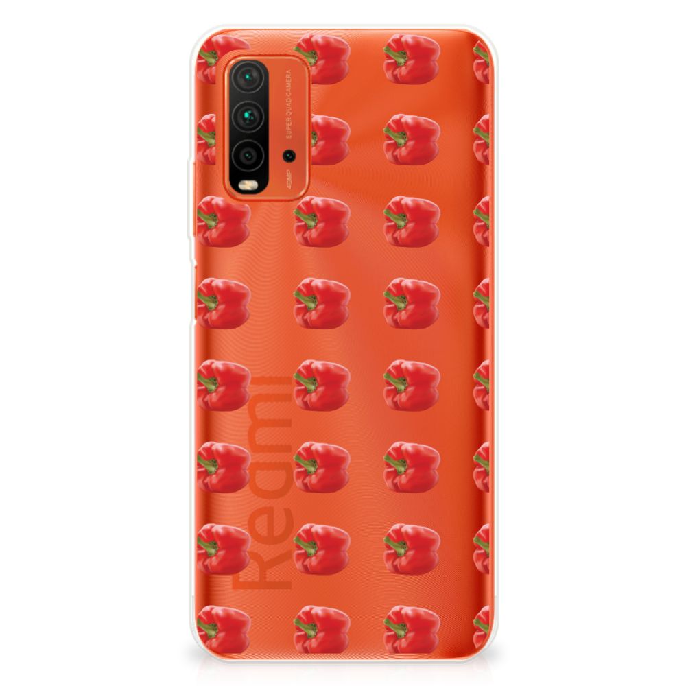 Xiaomi Poco M3 Siliconen Case Paprika Red