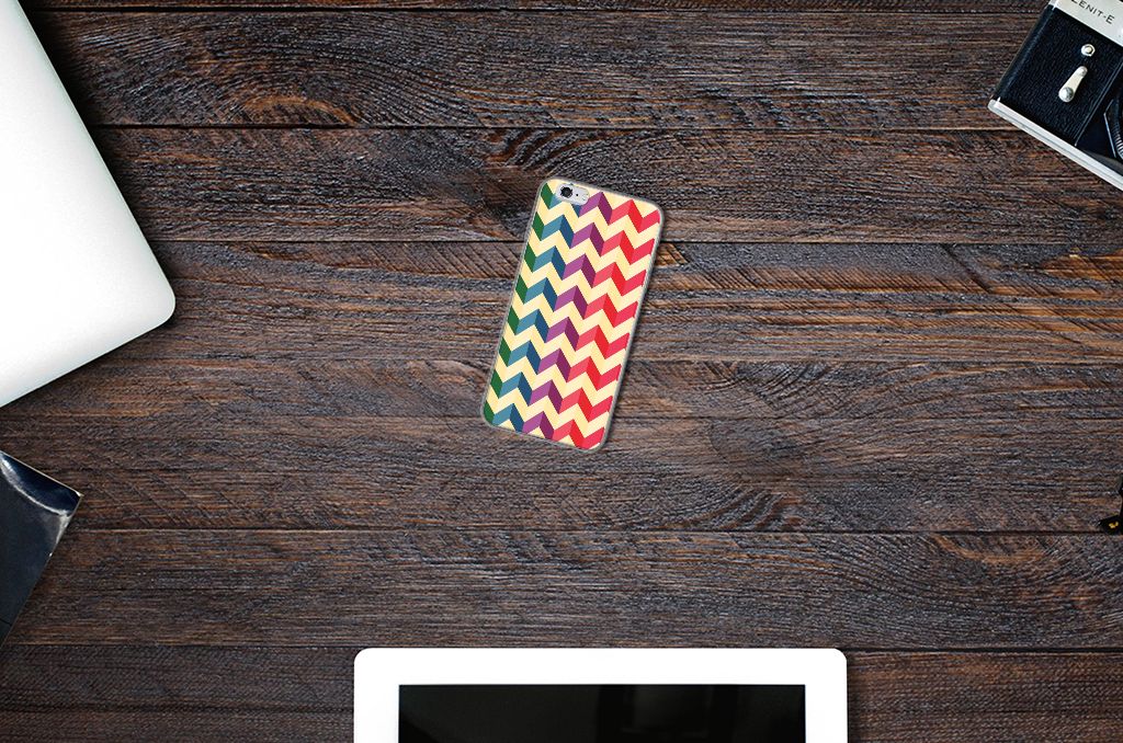 Apple iPhone 6 | 6s TPU bumper Zigzag Multi Color