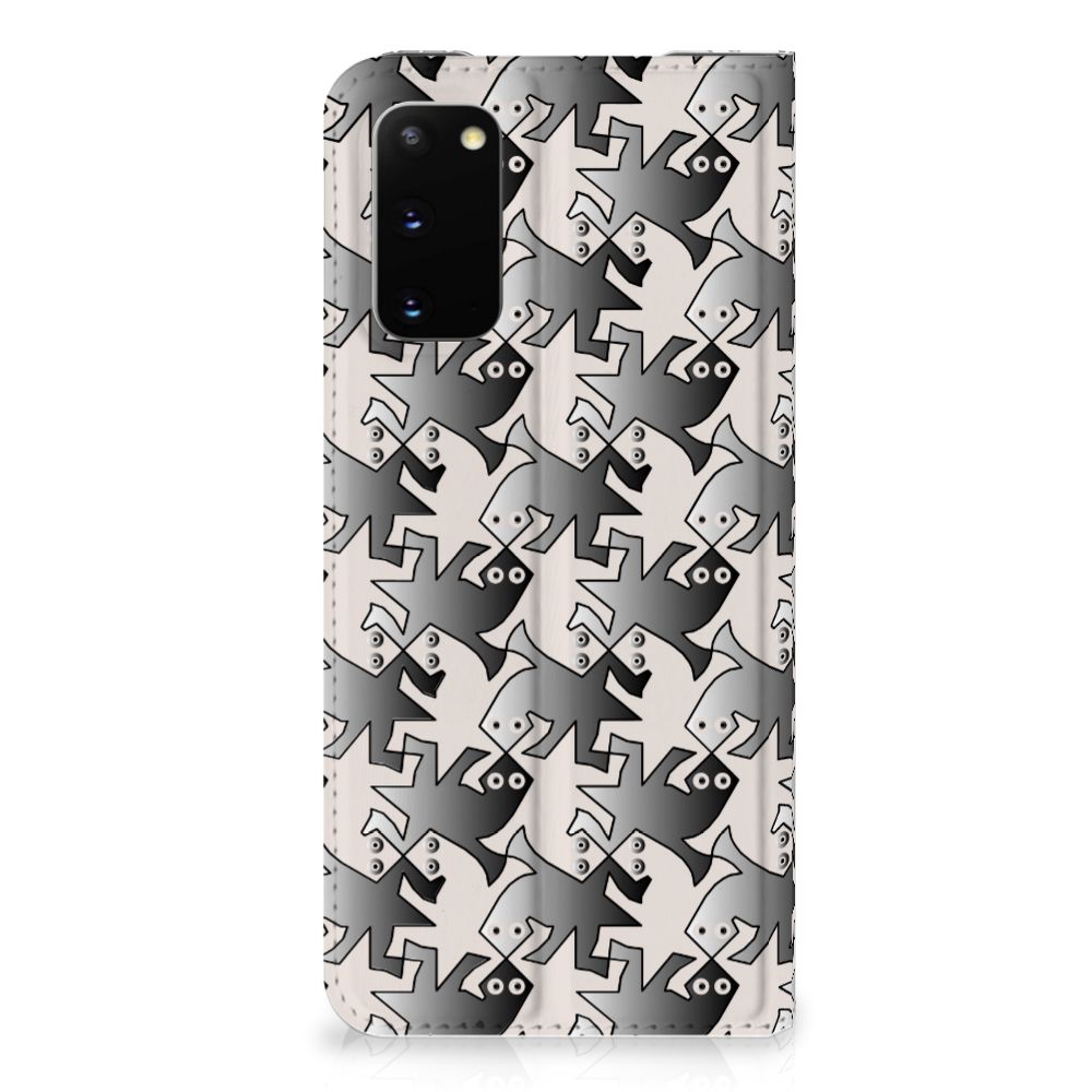 Samsung Galaxy S20 Hoesje maken Salamander Grey - B2C Telecom