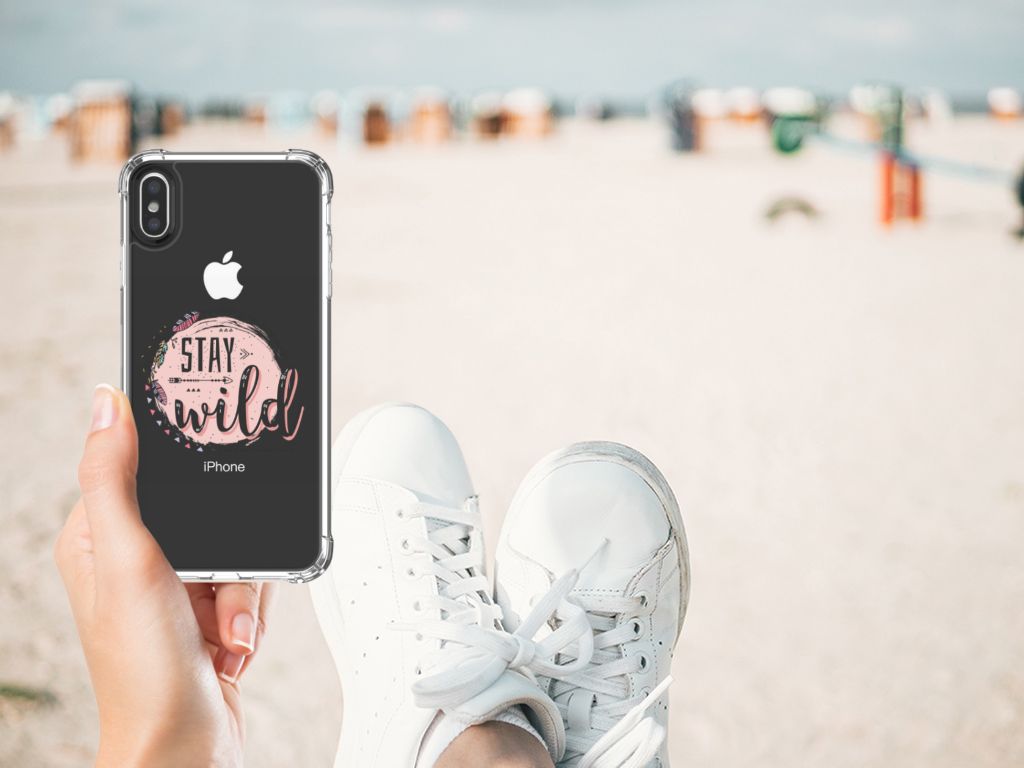 Apple iPhone Xs Max Stevig Bumper Hoesje Boho Stay Wild