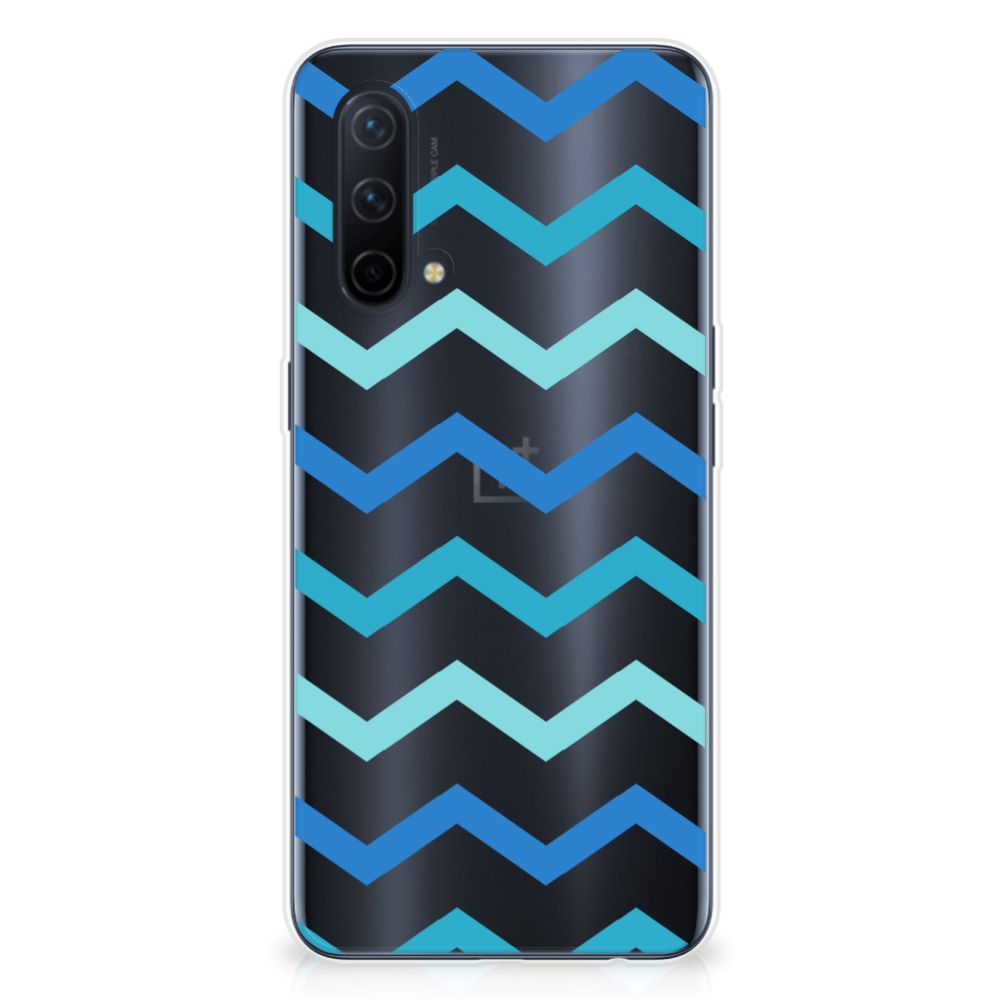 OnePlus Nord CE 5G TPU bumper Zigzag Blauw B2C Telecom