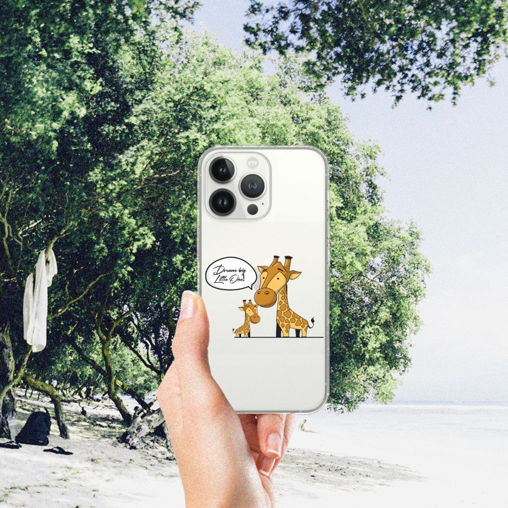 iPhone 13 Pro Max Telefoonhoesje met Naam Giraffe B2C Telecom