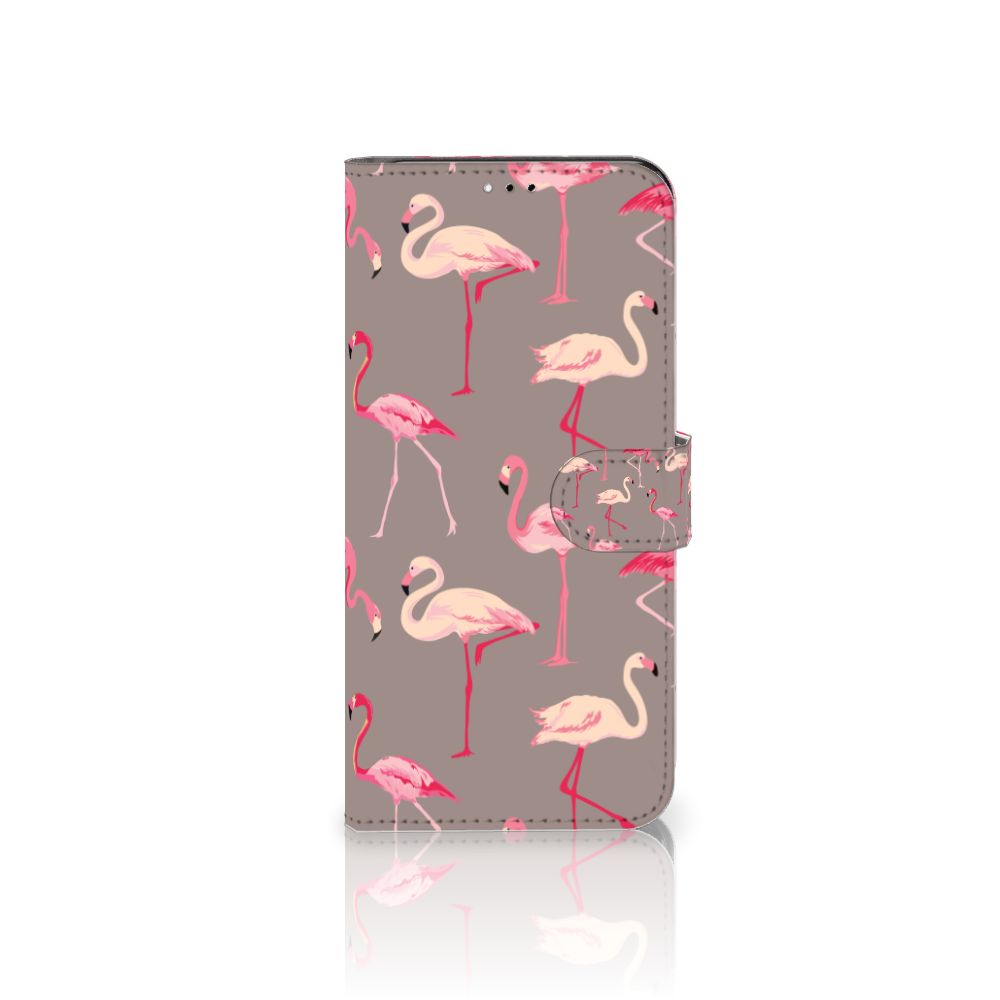 Samsung Galaxy A23 Telefoonhoesje met Pasjes Flamingo