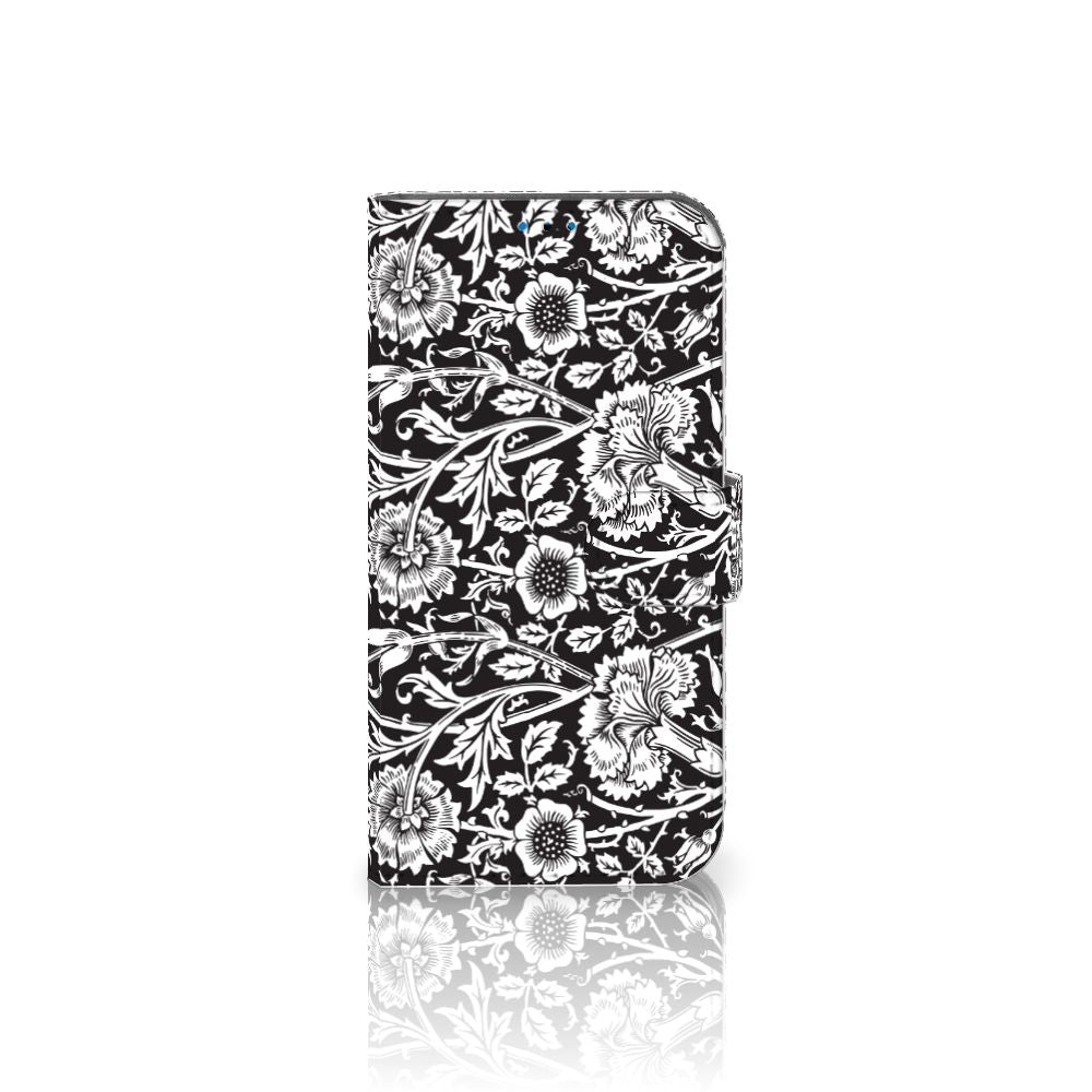 iPhone 14 Pro Hoesje Black Flowers
