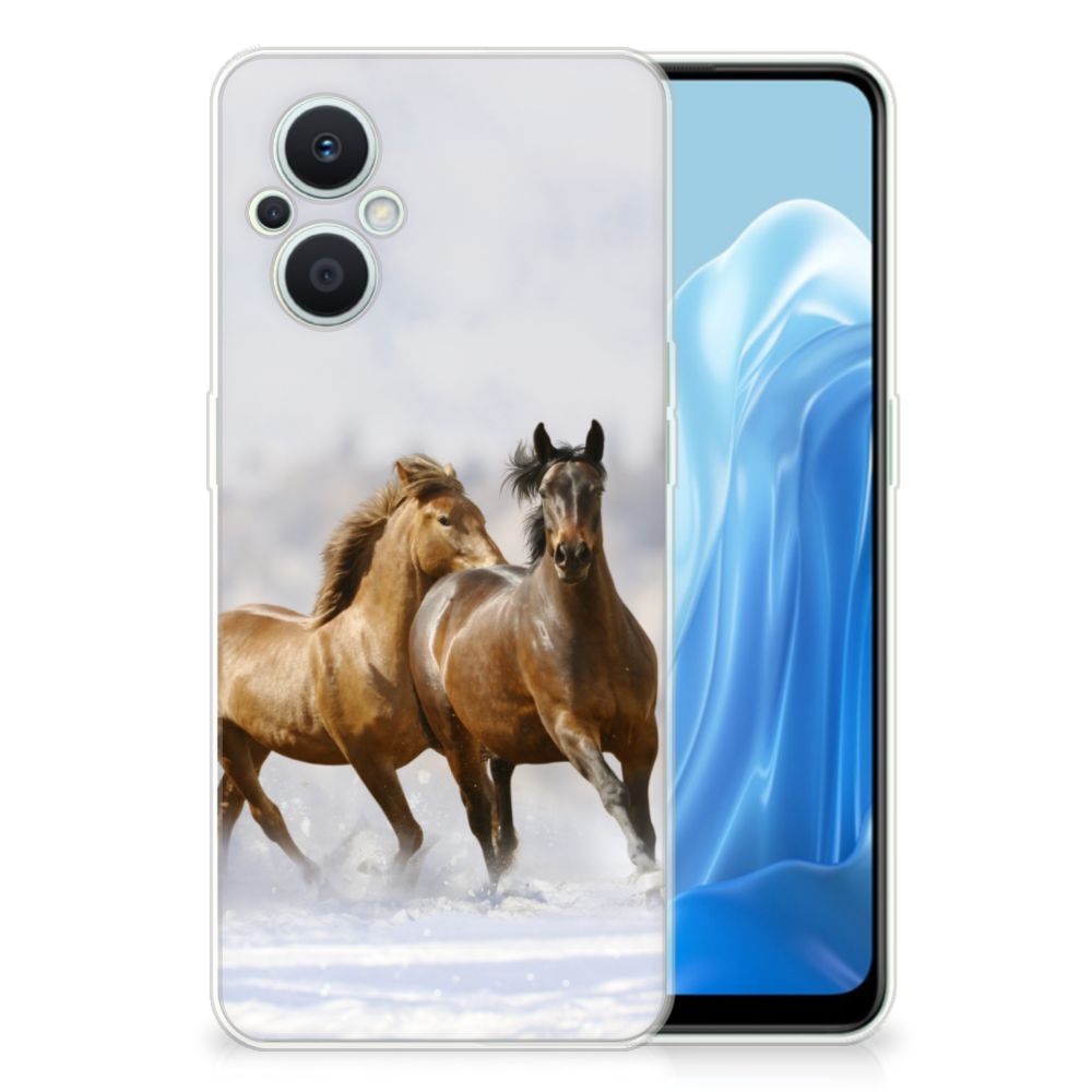 OPPO Reno8 Lite TPU Hoesje Paarden B2C Telecom