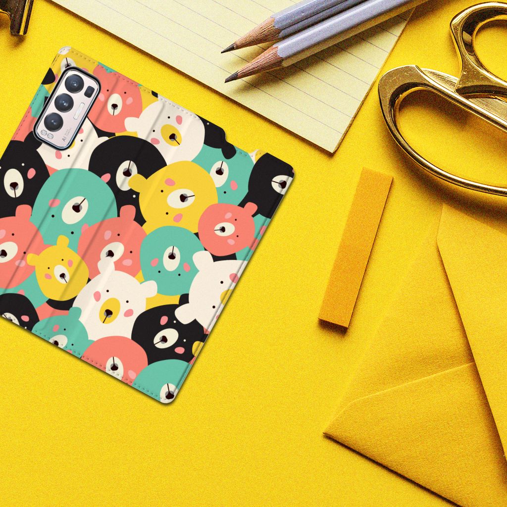 OPPO Find X3 Neo Magnet Case Bears - B2C Telecom