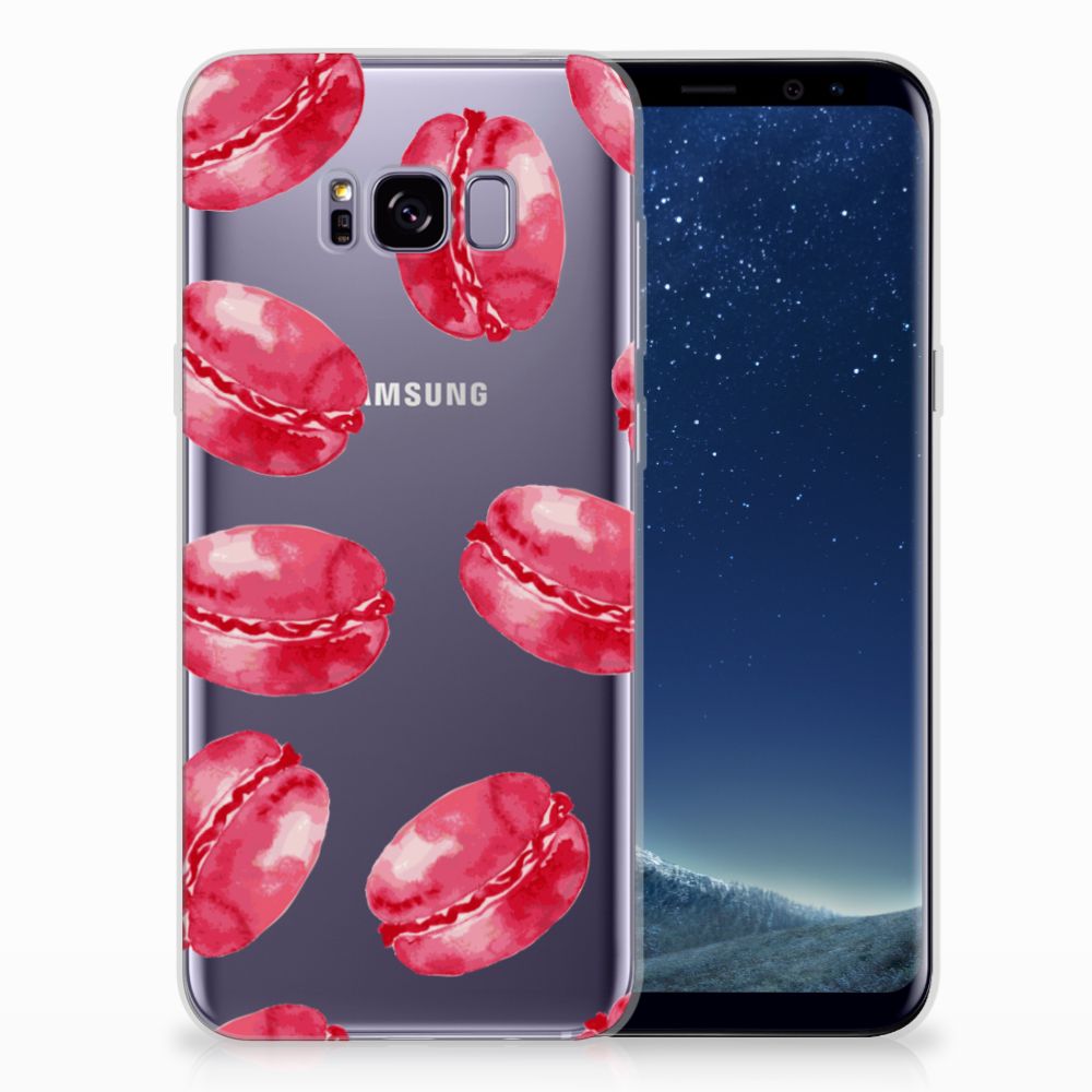 Samsung Galaxy S8 Plus Siliconen Case Pink Macarons