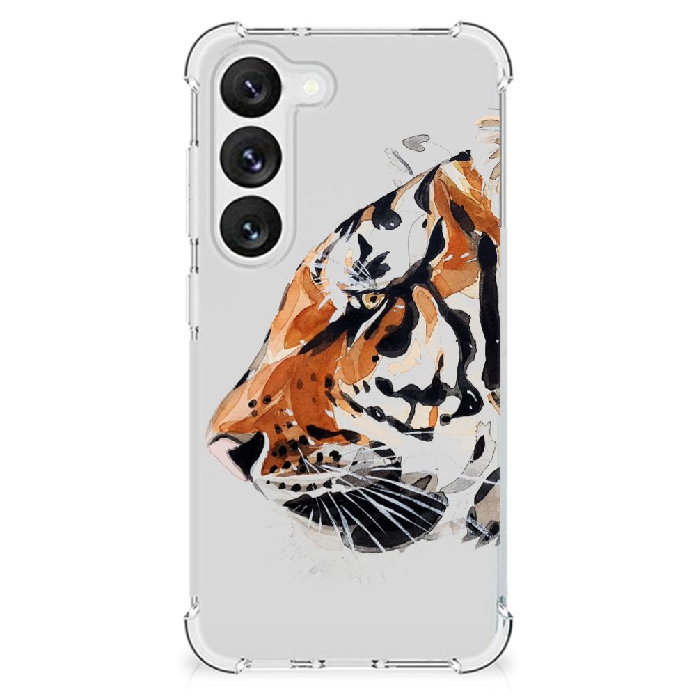 Back Cover Samsung Galaxy S23 Watercolor Tiger B2C Telecom