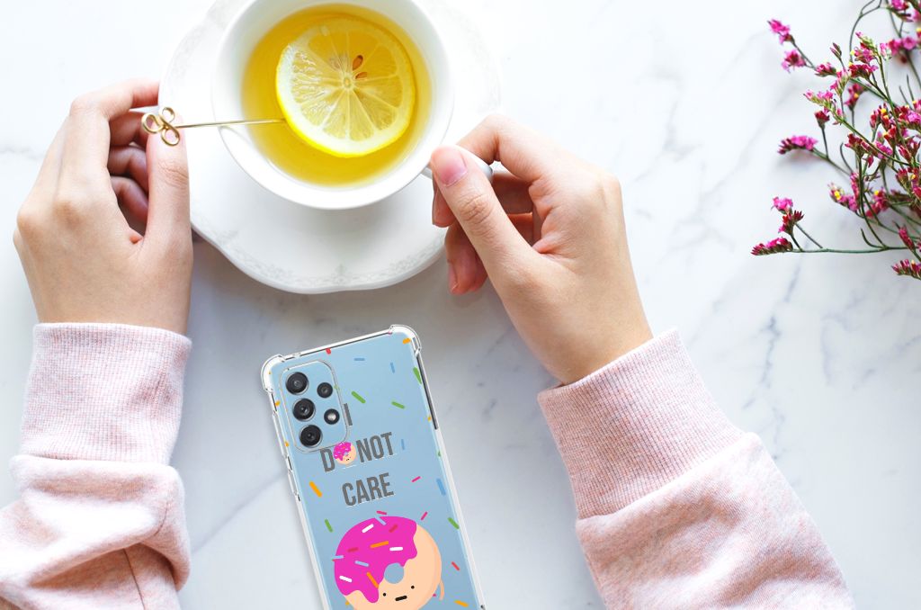 Samsung Galaxy A73 Beschermhoes Donut Roze B2C Telecom