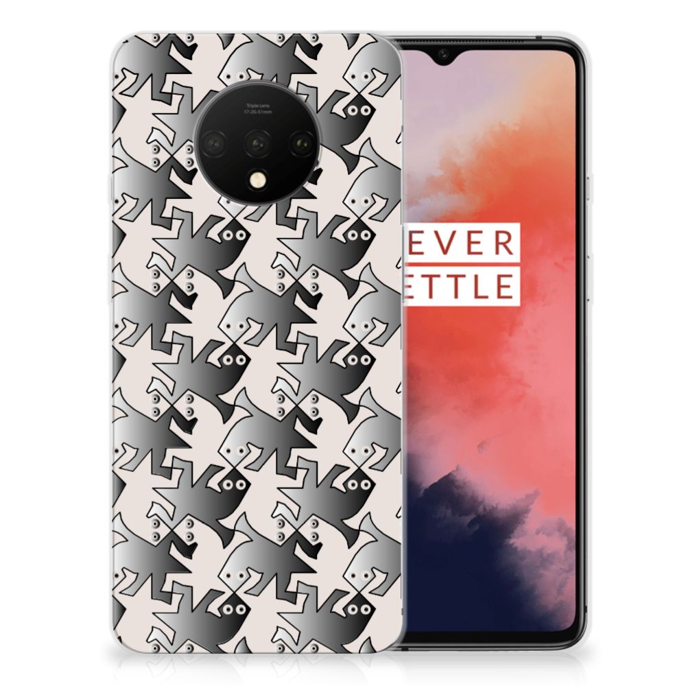 OnePlus 7T TPU Hoesje Salamander Grey