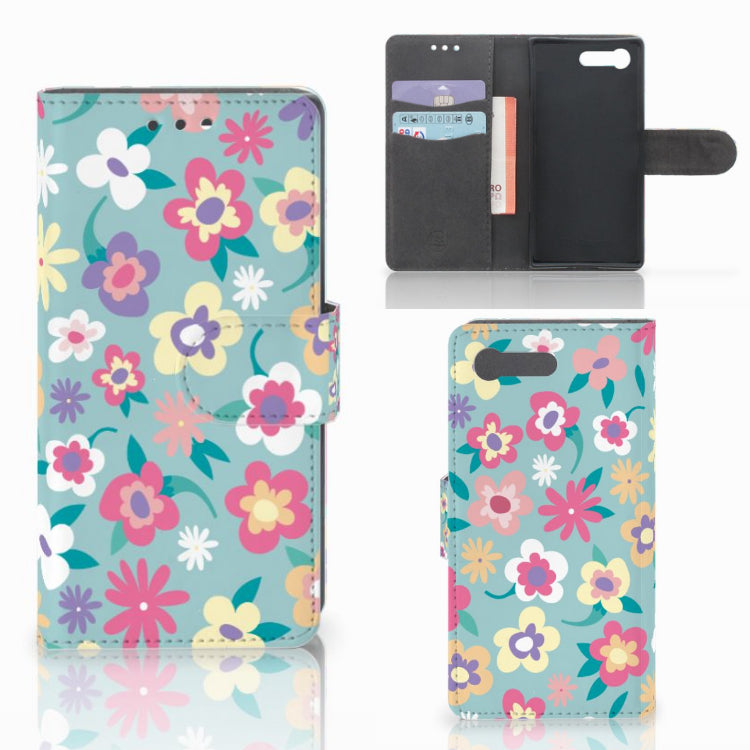 Sony Xperia X Compact Hoesje Flower Power