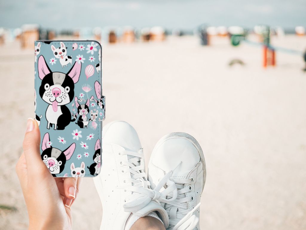 Xiaomi Redmi 8A Telefoonhoesje met Pasjes Hondjes