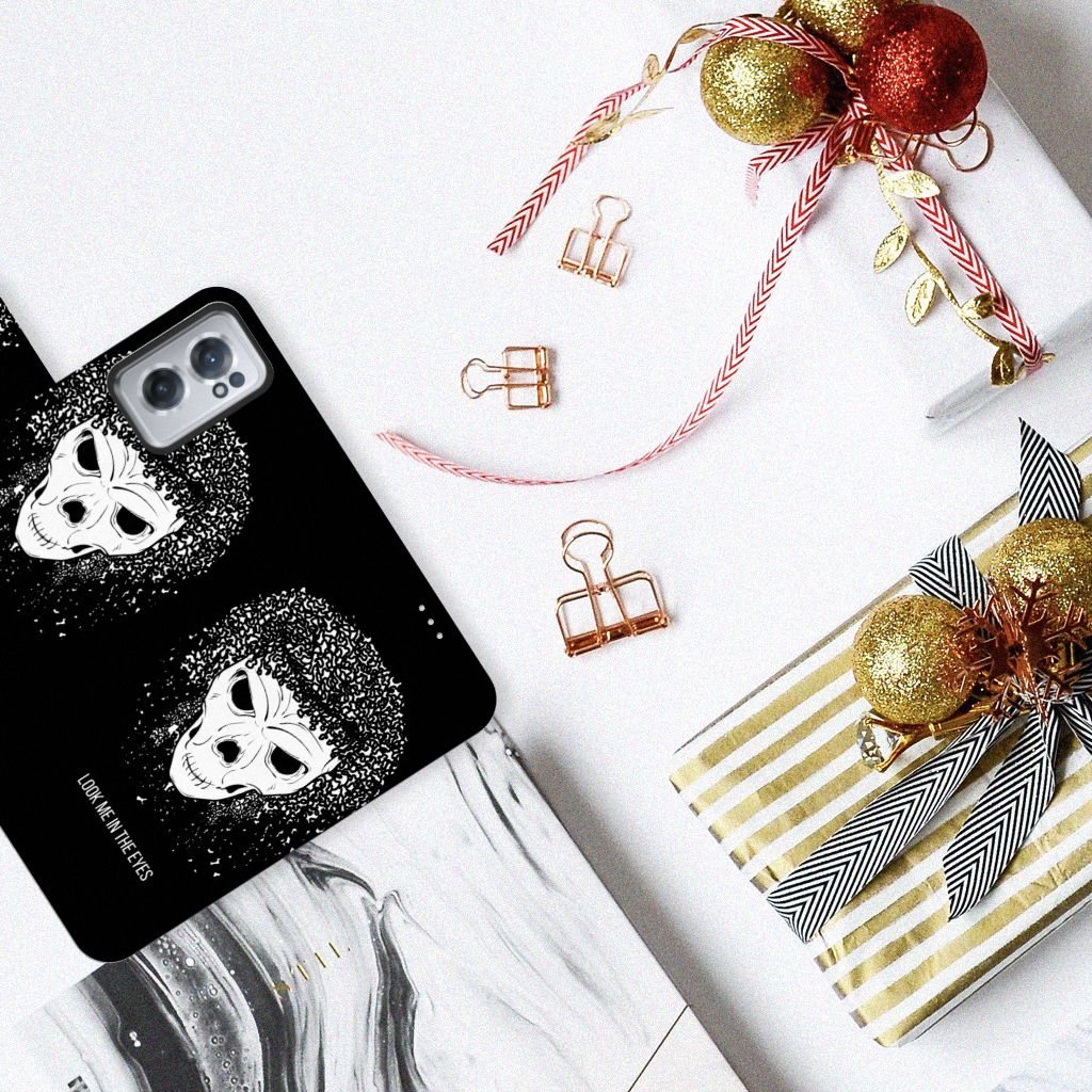 Telefoonhoesje met Naam OnePlus Nord CE 2 Skull Hair