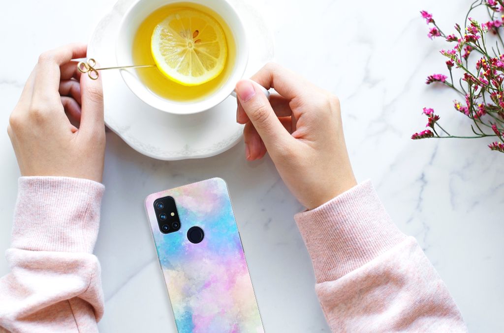 Hoesje maken OnePlus Nord N10 5G Watercolor Light