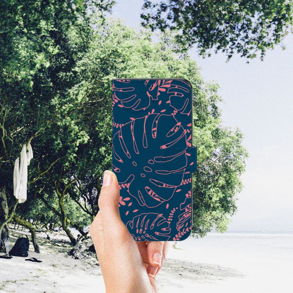 Motorola Edge 30 Pro Hoesje Palm Leaves
