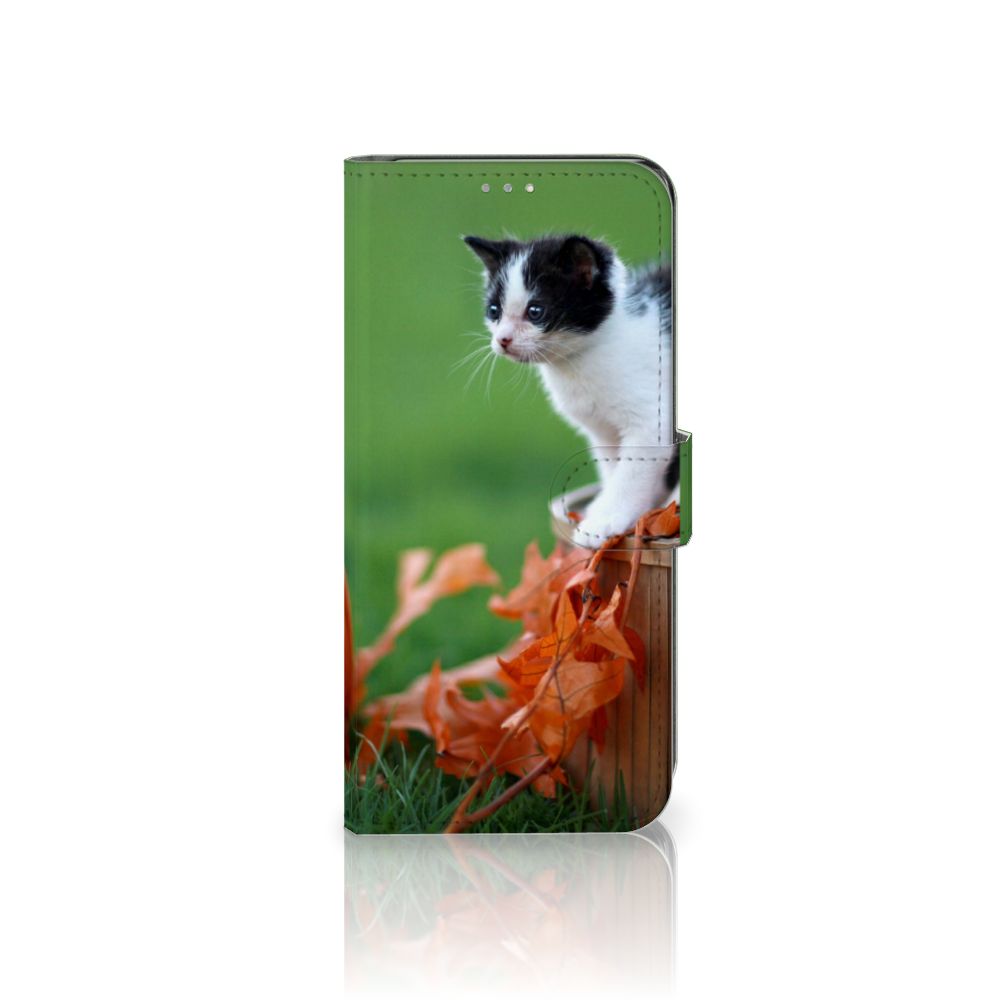 OnePlus Nord N100 Telefoonhoesje met Pasjes Kitten