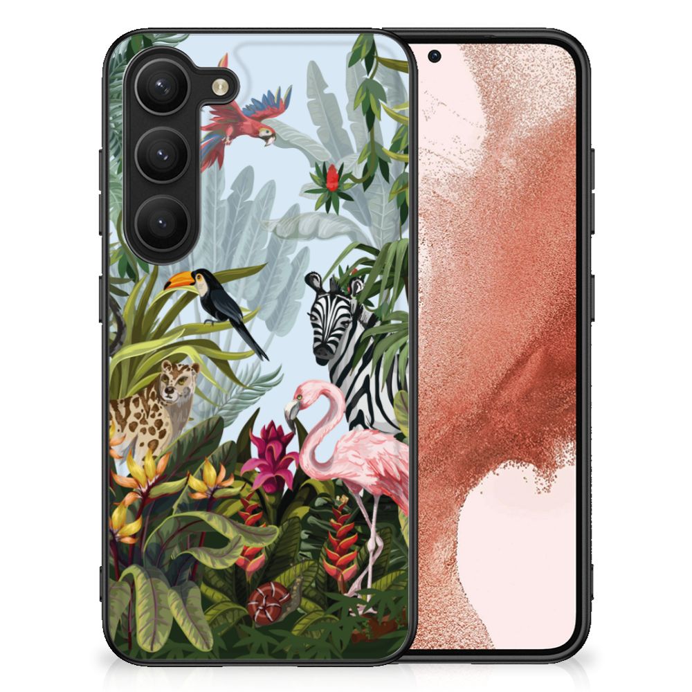 Dierenprint Telefoonhoesje voor Samsung Galaxy S23 Jungle B2C Telecom