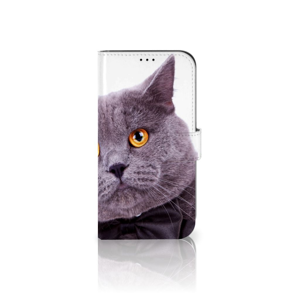 iPhone 13 Pro Max Telefoonhoesje met Pasjes Kat