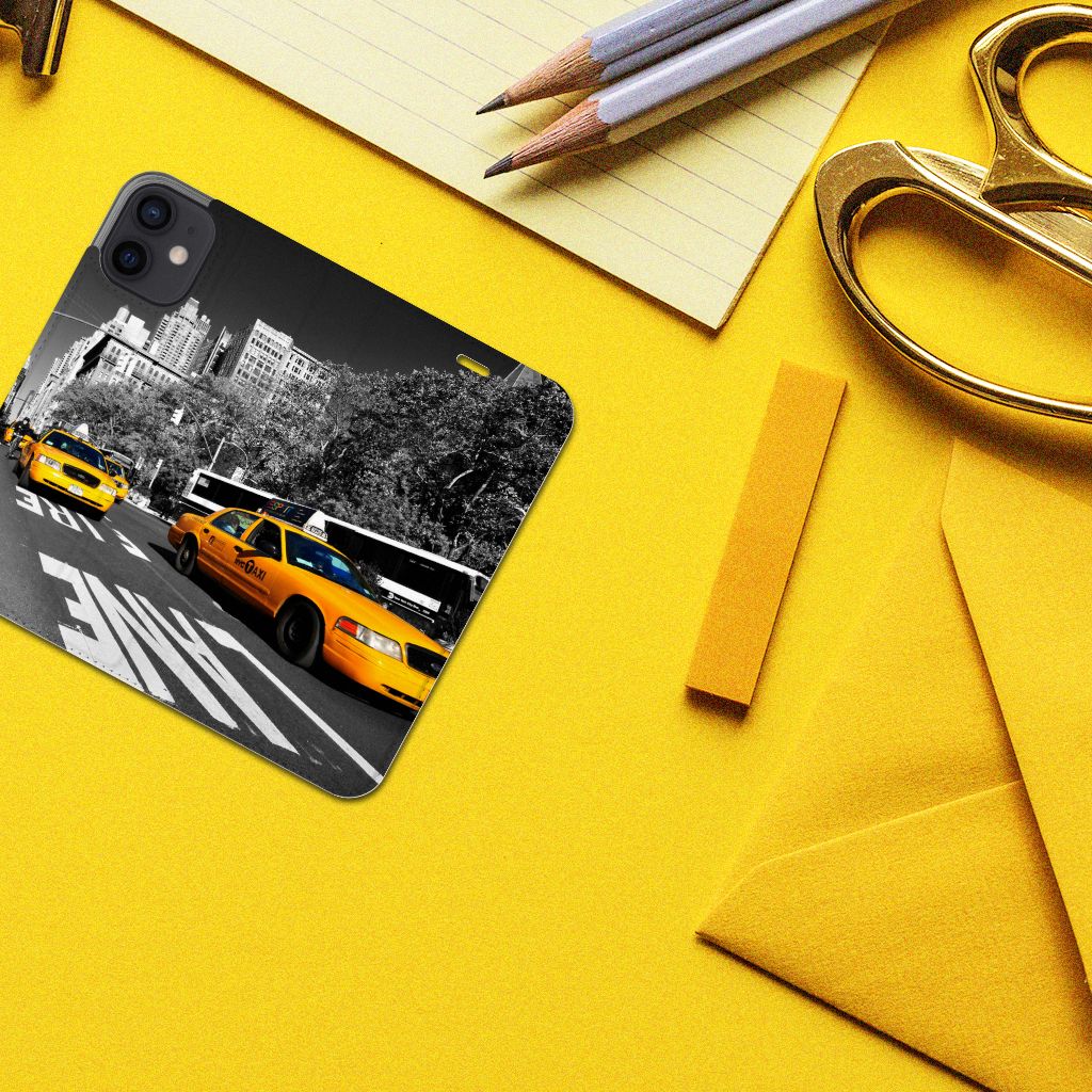 iPhone 12 Mini Book Cover New York Taxi - B2C Telecom