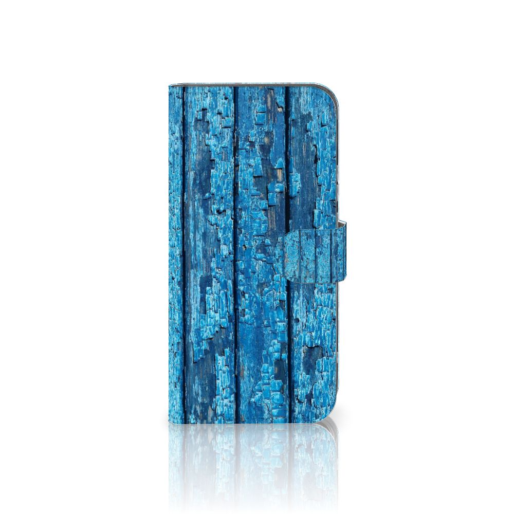 Samsung Galaxy S23 Plus Book Style Case Wood Blue