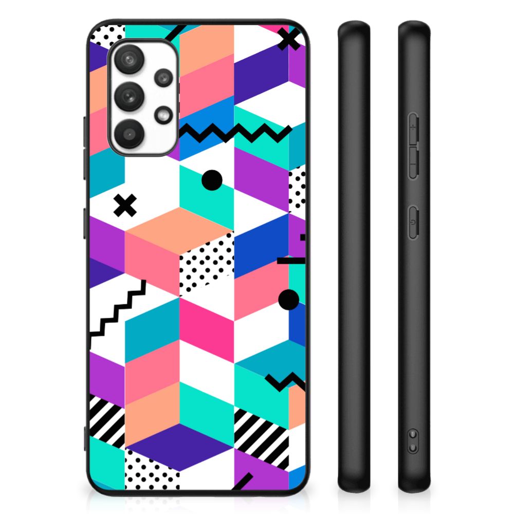 Samsung Galaxy A32 4G | A32 5G Enterprise Editie Backcover Blokken Kleurrijk B2C Telecom