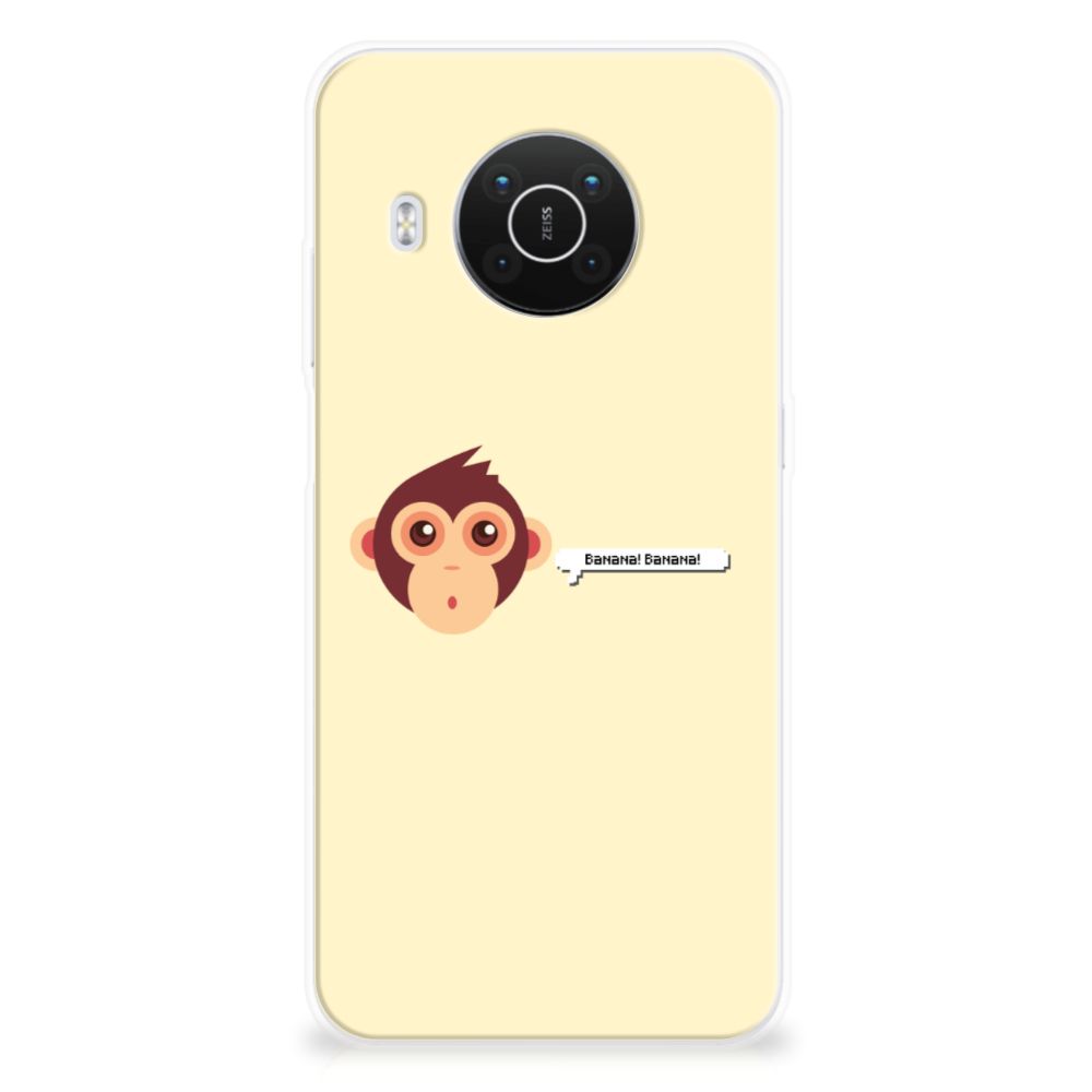 Nokia X10 | X20 Telefoonhoesje met Naam Monkey B2C Telecom