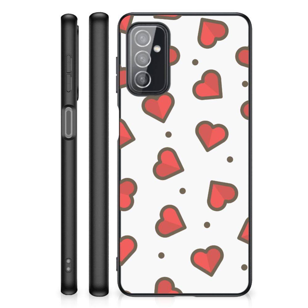 Samsung Galaxy M52 Back Case Hearts B2C Telecom
