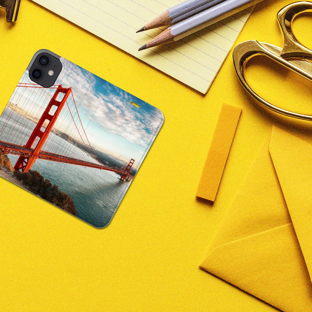 iPhone 12 Mini Book Cover Golden Gate Bridge - B2C Telecom