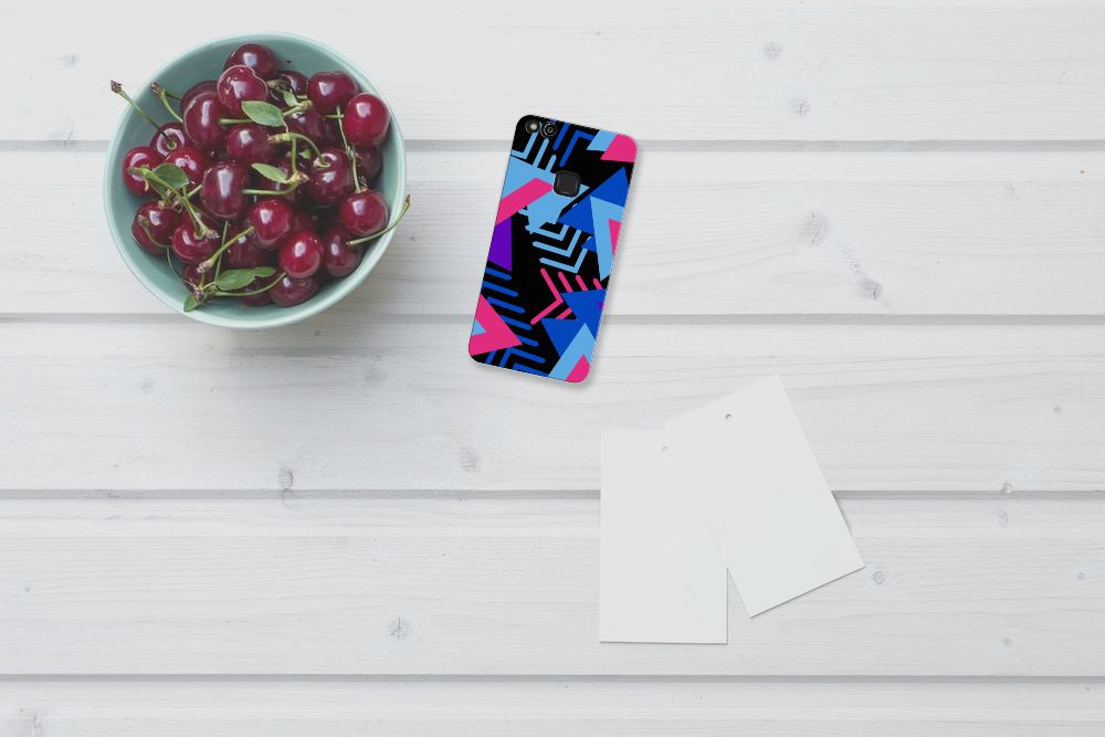 Huawei P10 Lite TPU Hoesje Funky Triangle