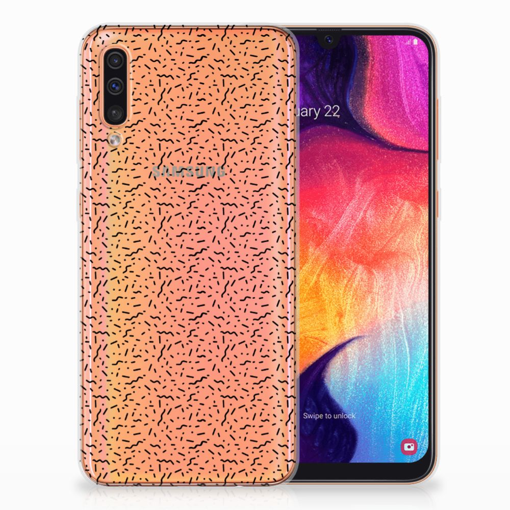 Samsung Galaxy A50 TPU bumper Stripes Dots