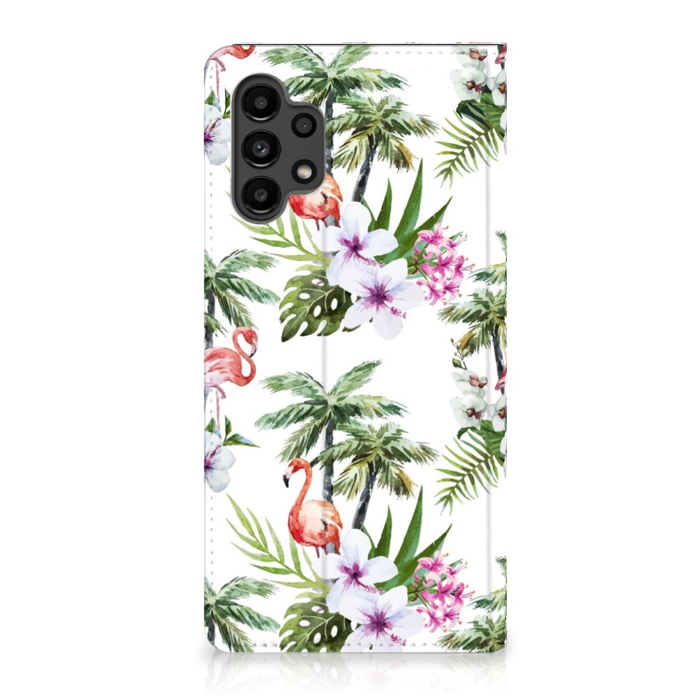Samsung Galaxy A13 (4G) Hoesje maken Flamingo Palms - B2C Telecom
