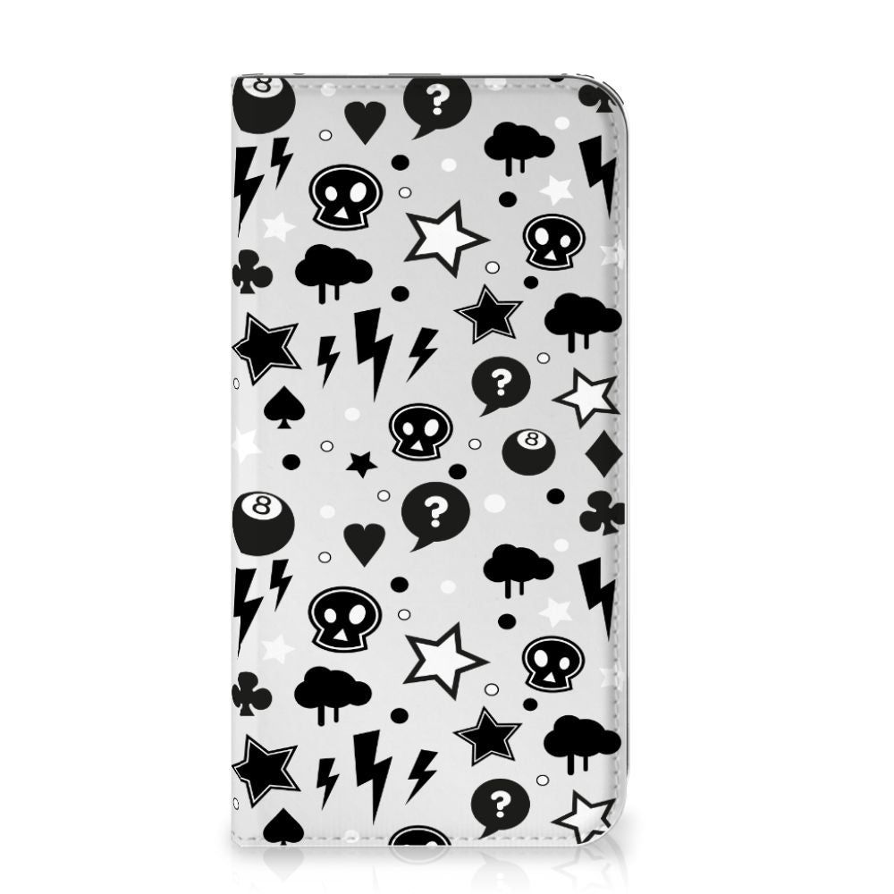 Mobiel BookCase Apple iPhone 11 Pro Max Silver Punk