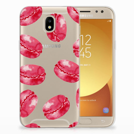 Samsung Galaxy J5 2017 Siliconen Case Pink Macarons