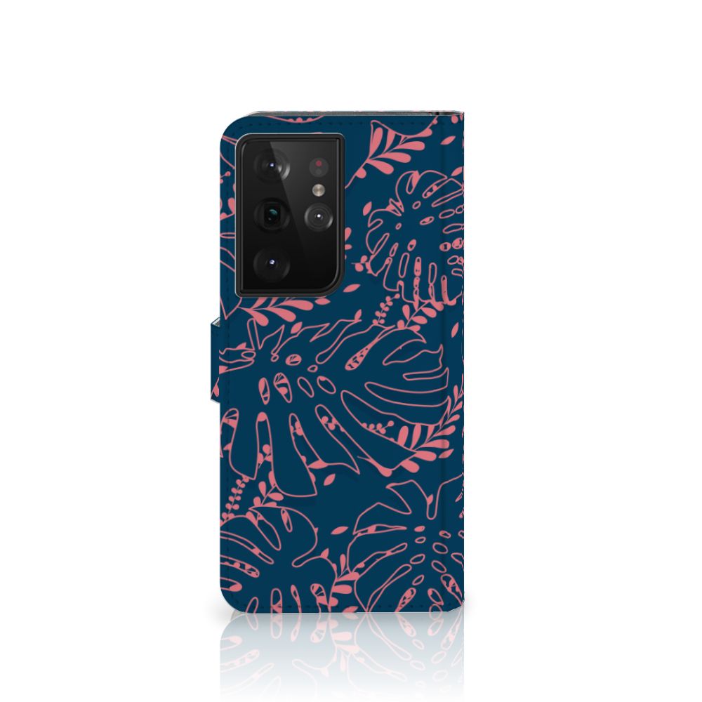 Samsung Galaxy S21 Ultra Hoesje Palm Leaves