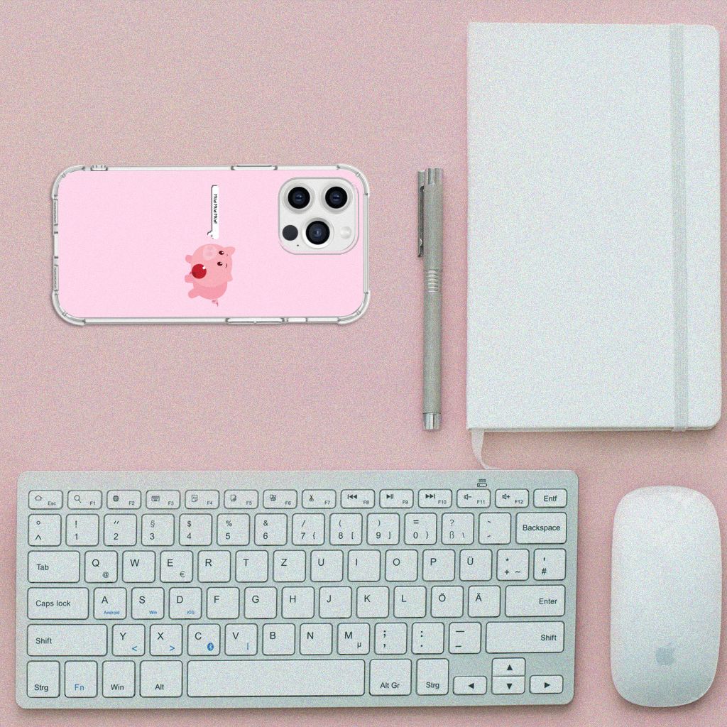 iPhone 13 Pro Max Stevig Bumper Hoesje Pig Mud - B2C Telecom