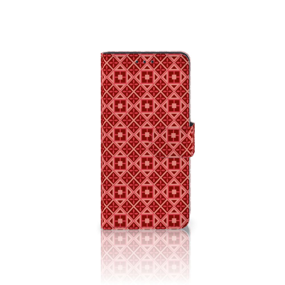 Huawei P40 Telefoon Hoesje Batik Rood