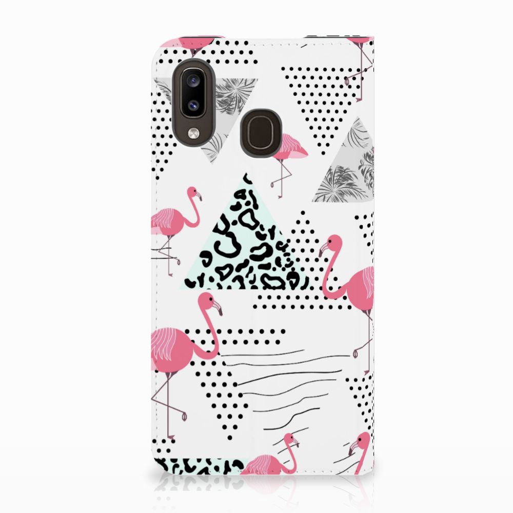 Samsung Galaxy A30 Hoesje maken Flamingo Triangle