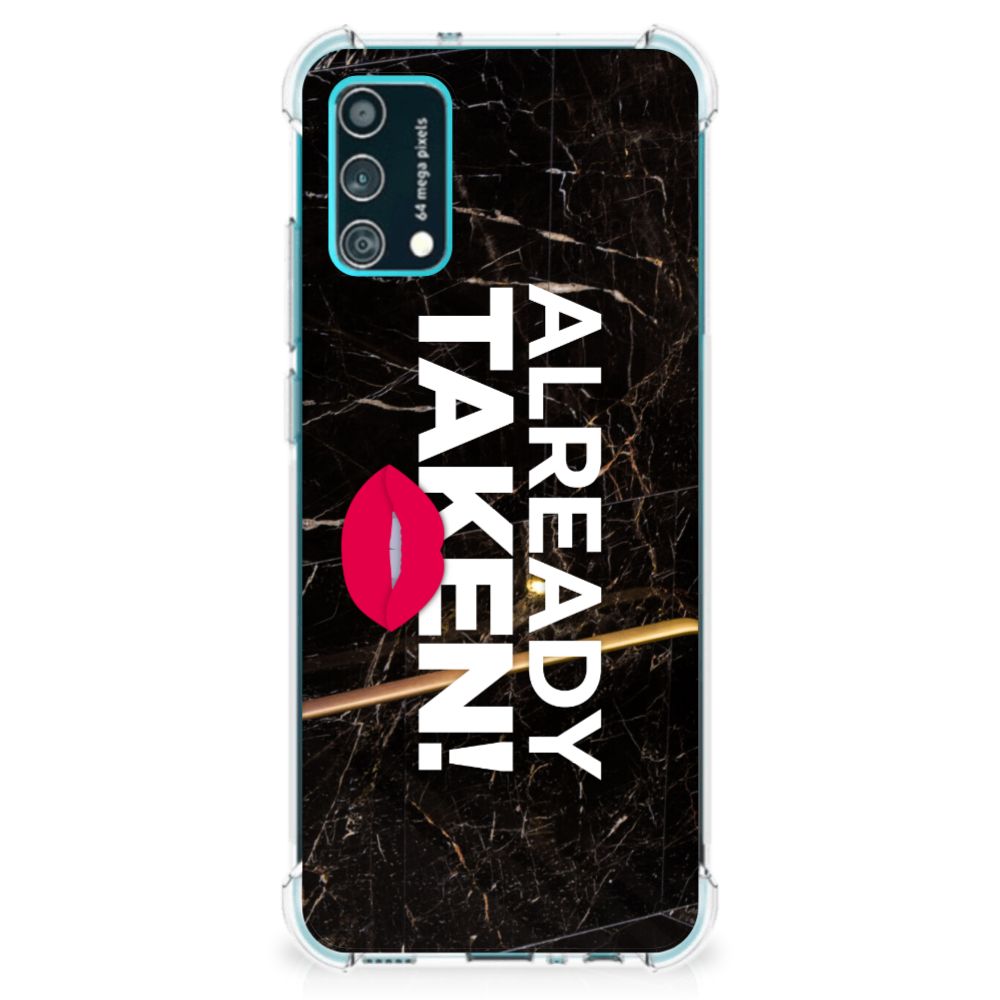 Samsung Galaxy M02s | A02s Telefoonhoesje met tekst Already Taken Black