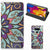 LG V40 Thinq Smart Cover Purple Flower