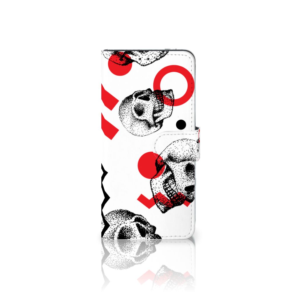 Telefoonhoesje met Naam Xiaomi Mi 9 Lite Skull Red