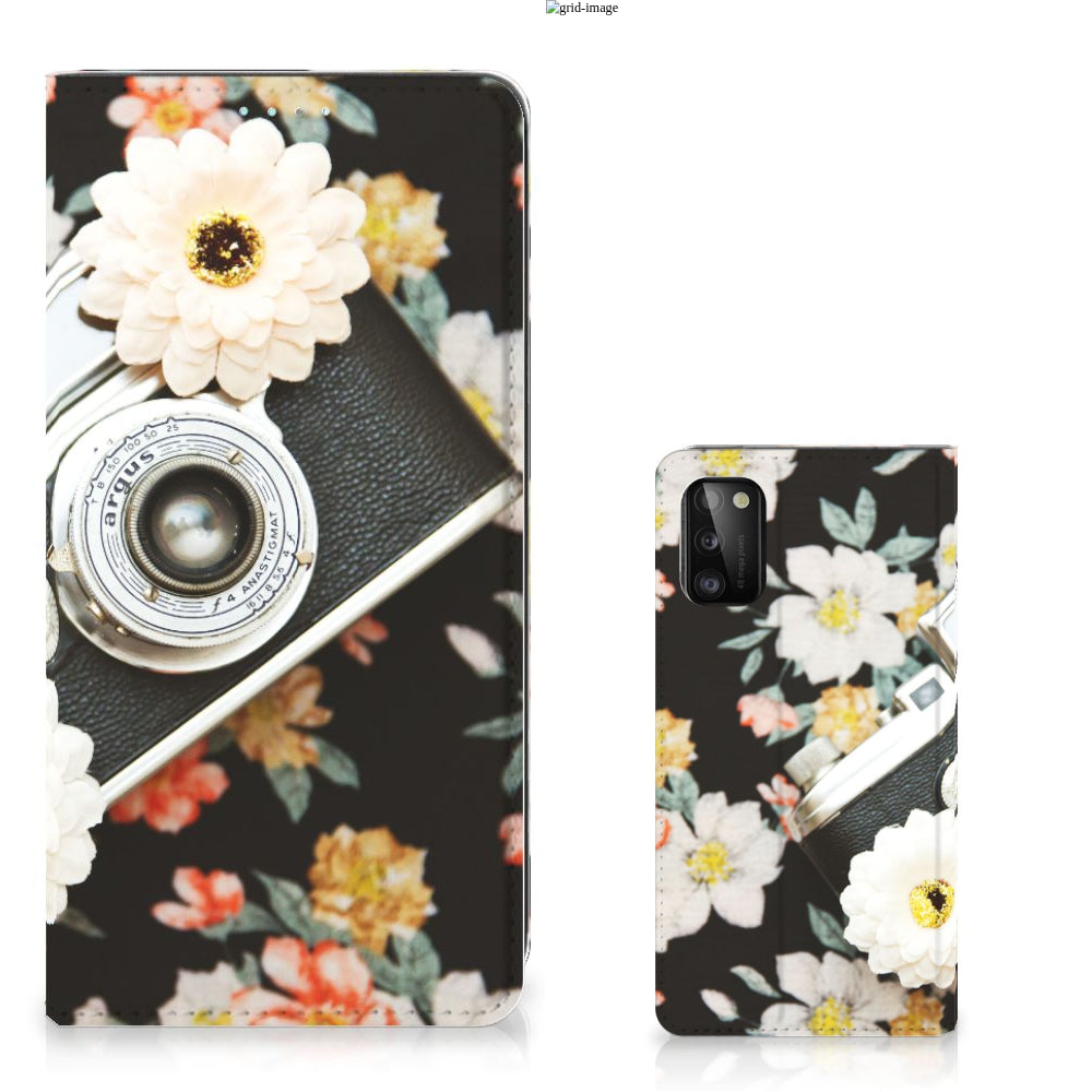 Samsung Galaxy A41 Stand Case Vintage Camera