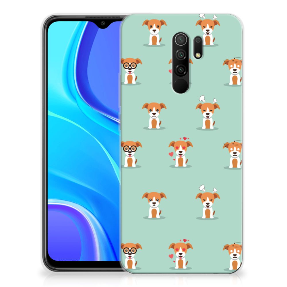 Xiaomi Redmi 9 TPU Hoesje Pups