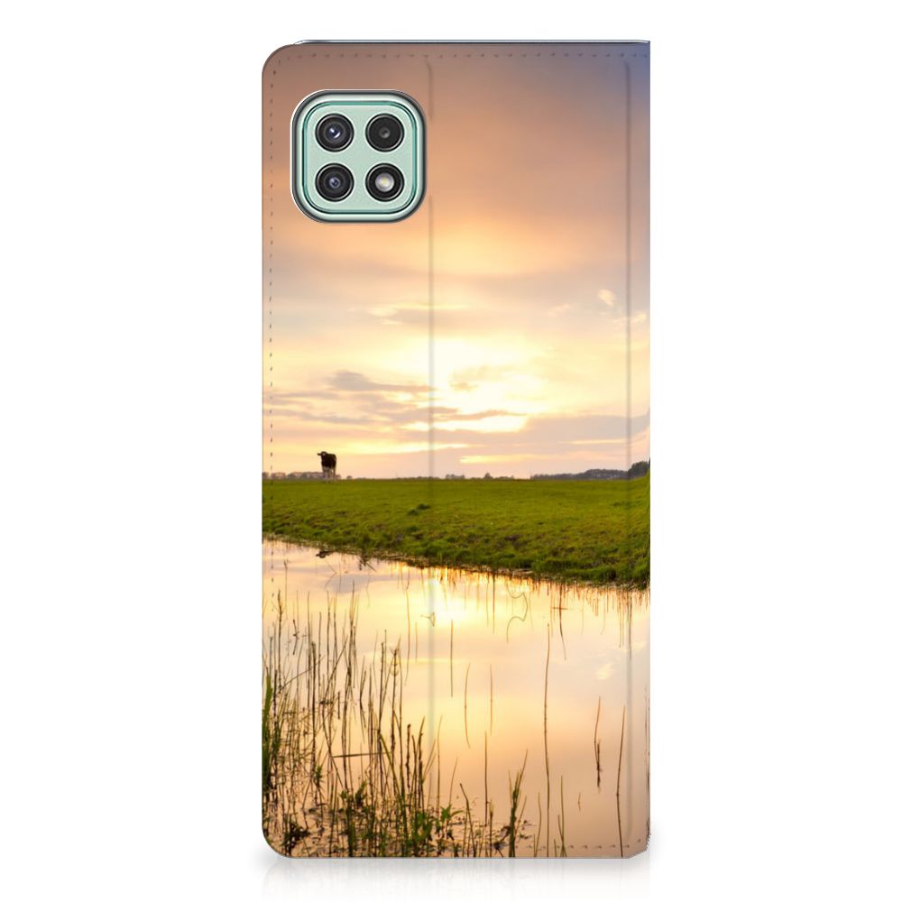 Samsung Galaxy A22 5G Hoesje maken Koe - B2C Telecom